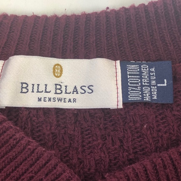 Bill Blass long sleeve sweater men’s large - Picture 4 of 4